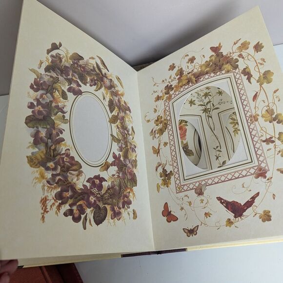 Vintage 90s "The Victorian Photograph Album" 8x11.5, Floral Illustrations, Cute - Picture 4 of 9